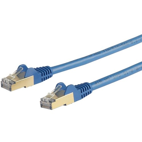 Picture of StarTech.com 10m Cat6a Ethernet Cable - STP - Blue